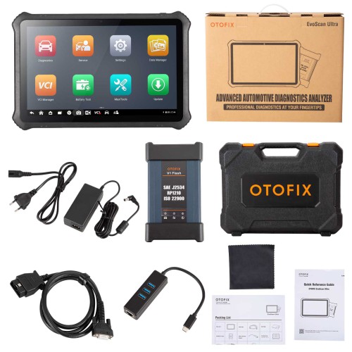 OTOFIX EvoScan Ultra Professional Diagnostic Tool J2534 OEM ECU Programming & Coding Scan Tool Support DoIP CAN FD Topology Mapping 40+ Service